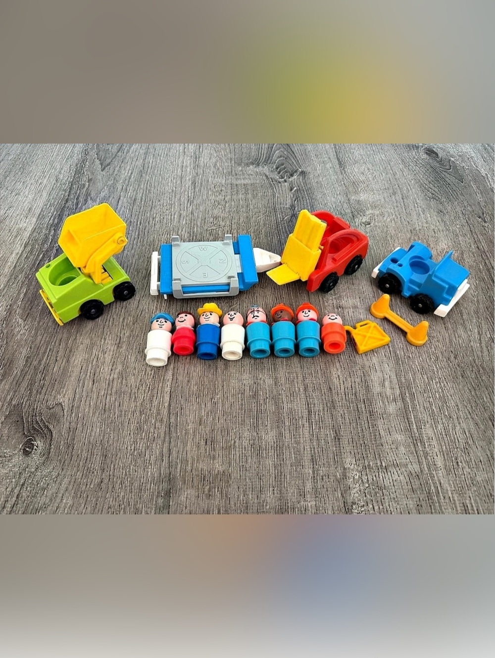 Fisher-Price Vintage Toy Vehicles & Figures Set
